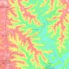 Barra Bonita topographic map, elevation, terrain