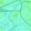 Kakrola topographic map, elevation, terrain