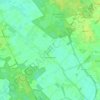 Odoornerveen topographic map, elevation, terrain