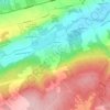 Gaspereau topographic map, elevation, terrain