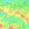 Saint-Melaine-sur-Aubance topographic map, elevation, terrain