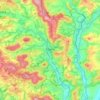 Ebern topographic map, elevation, terrain
