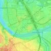 Wettstein topographic map, elevation, terrain