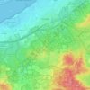 Nunspeet topographic map, elevation, terrain