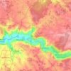 Montmirail topographic map, elevation, terrain