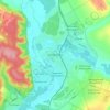 Новый Оскол topographic map, elevation, terrain