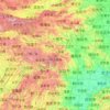 Rio Han topographic map, elevation, terrain