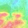 Melville Koppies Central topographic map, elevation, terrain