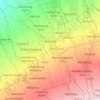 Indang topographic map, elevation, terrain