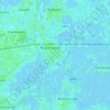 Buitenpost topographic map, elevation, terrain