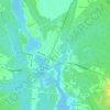 Mays Landing topographic map, elevation, terrain