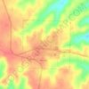 Jamestown topographic map, elevation, terrain