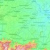 Tiruppur topographic map, elevation, terrain