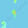 Inishdooey topographic map, elevation, terrain