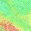 Lviv Oblast topographic map, elevation, terrain