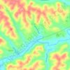 Olive Hill topographic map, elevation, terrain