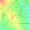 Broadwood topographic map, elevation, terrain