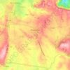 Roussennac topographic map, elevation, terrain