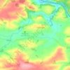 Coldridge topographic map, elevation, terrain