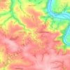 High Bickington topographic map, elevation, terrain