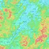 Zhuji City topographic map, elevation, terrain