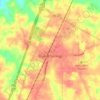 Crystal Springs topographic map, elevation, terrain