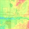 Branch Township topographic map, elevation, terrain