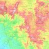 Estelí topographic map, elevation, terrain