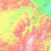 Sekhukhune topographic map, elevation, terrain