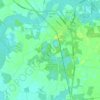 Pocomoke City topographic map, elevation, terrain