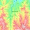Chinácota topographic map, elevation, terrain