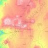 Kembata Tembaro topographic map, elevation, terrain