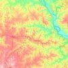 Moniteau County topographic map, elevation, terrain