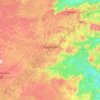Foumban topographic map, elevation, terrain