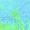 Groningen topographic map, elevation, terrain