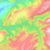 Tilougguite topographic map, elevation, terrain