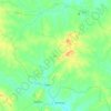 Bani topographic map, elevation, terrain