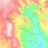Harar topographic map, elevation, terrain