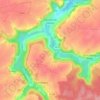 Cœuvres-et-Valsery topographic map, elevation, terrain