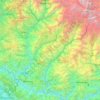 Ramechhap topographic map, elevation, terrain