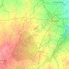 Jhansi topographic map, elevation, terrain