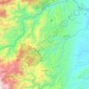 Samaná topographic map, elevation, terrain