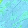 Voorhout topographic map, elevation, terrain