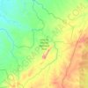 Lavushi Manda National Park topographic map, elevation, terrain