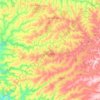 Goioerê topographic map, elevation, terrain