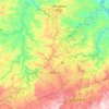 Arapoti topographic map, elevation, terrain