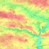 Villemoisan topographic map, elevation, terrain