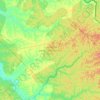 Concesión para Conservación Yurúa topographic map, elevation, terrain