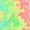 Provincia de San Felipe de Aconcagua topographic map, elevation, terrain