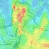 Hyde Park topographic map, elevation, terrain